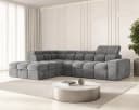 ROYAL24_MARKT Ecksofa Bianco Weiß mit Bettkasten & Schlaffunktion Bild 2
