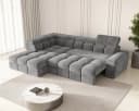 ROYAL24_MARKT Ecksofa Bianco Weiß mit Bettkasten & Schlaffunktion Bild 4