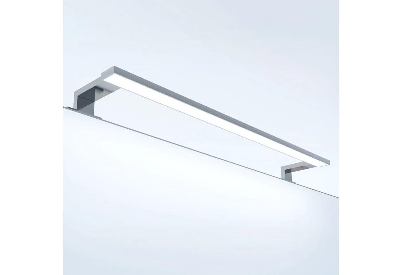 kalb LED Spiegelleuchte Zweiarmig Verchromt Warmweiß - Bild 3