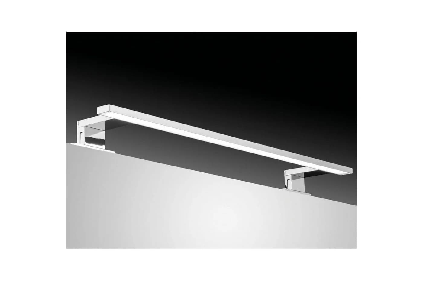 kalb LED Spiegelleuchte Zweiarmig Verchromt Warmweiß - Bild 4
