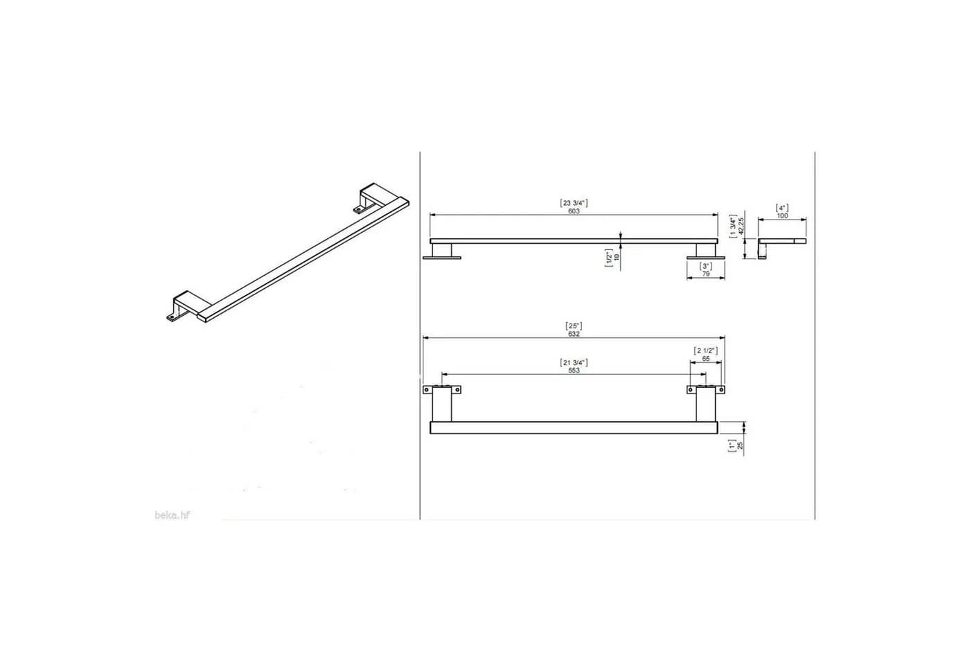 kalb LED Spiegelleuchte Zweiarmig Verchromt Warmweiß - Bild 5
