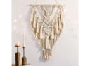VEKROBOT Wandbehang Boho mit Fransen & Holzstange Bild 2