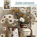 VEKROBOT Kunstdruck Retro Gänseblümchen Wandposter 40x50 cm Bild 1