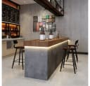 Muxing Empfangstheke Industriestil Kassentheke Grau Bild 3