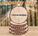 lindahandel Rindenscheiben 8x Holzscheiben 20-23cm Kiefernholz Bild 1