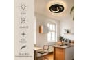 ZMH LED Deckenleuchte mit Fernbedienung Modern Design 33W Bild 1