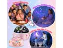 Wootoy LED Nachtlicht Einhorn Projektor Rosa 360° Rotation Bild 5