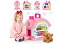 Wootoy Lernspielzeug Spielcenter 6-in-1 Aktivitätshaus Rosa Bild 2