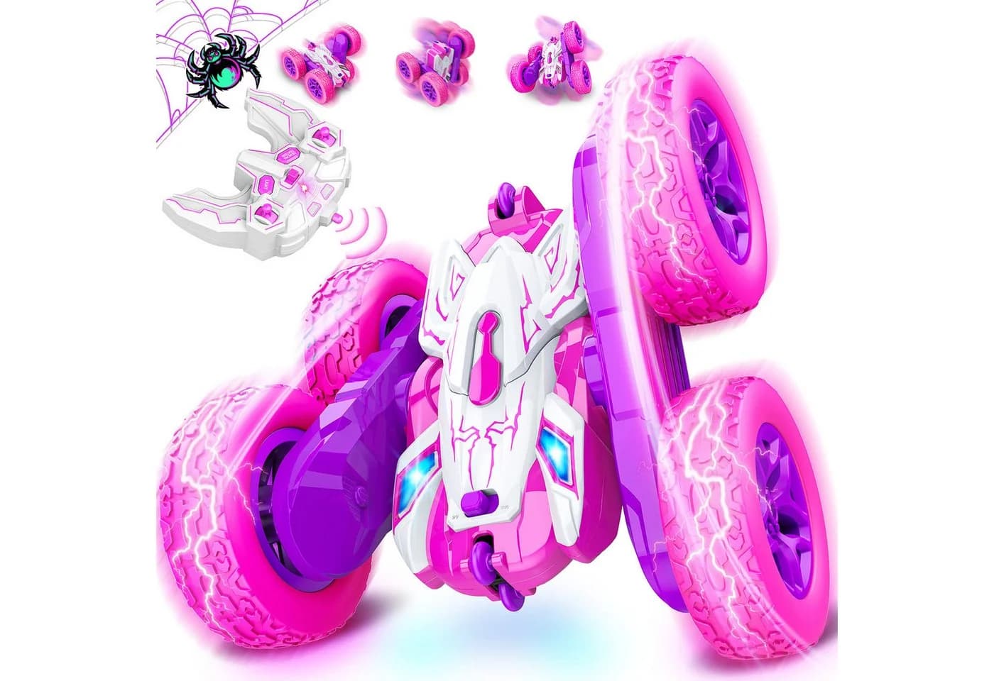 Wootoy RC Stunt Car 4WD mit 360°-Rotation und LED-Lichtern - Bild 2