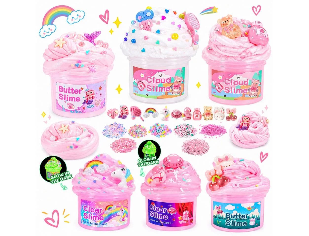 Wootoy Kreativset Experimentierkasten Schleim Rosa Glow-in-the-Dark - Bild 2