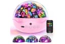 Wootoy LED-Sternenhimmel Projektor Rosa 360° drehbar mit 42 Lichteffekten Bild 1