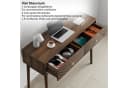 IDEASY Konsolentisch Mid-Century Walnuss mit Schubladen Bild 1
