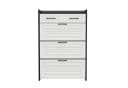 IDEASY Schuhschrank mit 3 Klappen und 2 Schubladen für 18-24 Paar Schuhe Bild 5