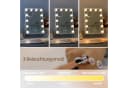 FENCHILIN Schminkspiegel mit LED-Beleuchtung Weiß 30/41cm Bild 3