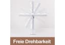 FENCHILIN Schminkspiegel mit LED-Beleuchtung Weiß 30/41cm Bild 4