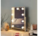FENCHILIN Schminkspiegel LED-Beleuchtung Weiß 35x6x30 cm Bild 1