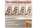 FENCHILIN Schminkspiegel LED-Beleuchtung Weiß 35x6x30 cm Bild 5