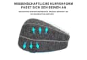 Keyura Balancekissen Kniekissen Grau 2er Set Memory-Schaum Bild 5