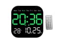 Senmudi Uhr Große LED Digitaluhr mit Anzeige für Zeit, Luftfeuchtigkeit, Temperatur Bild 2