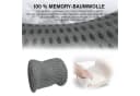 Keyura Lumbalkissen Ergonomisches Lendenkissen Memory Foam Grau Bild 3