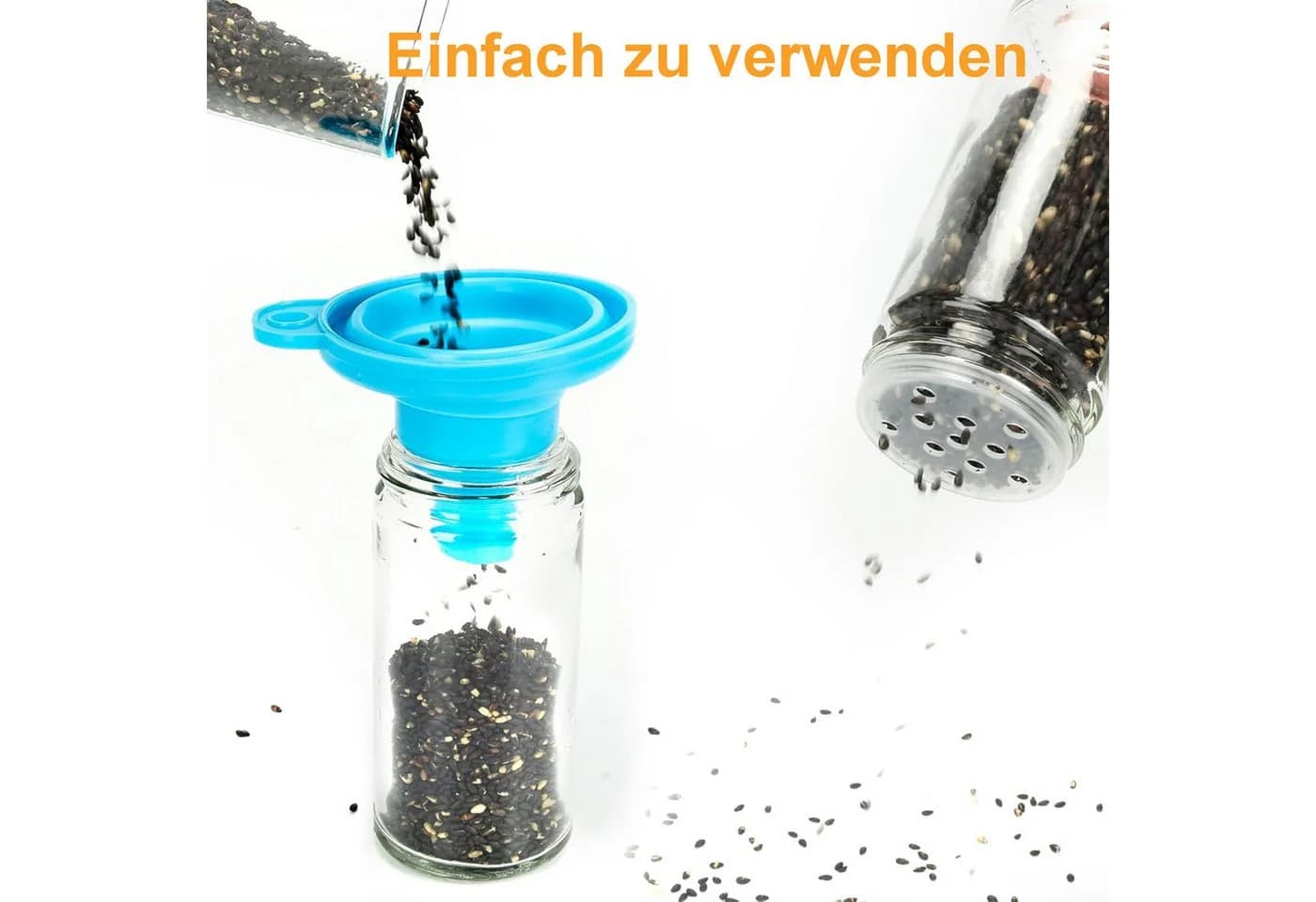 Keyura Gewürzkarussell 360° Drehbar mit 18 Gewürzgläsern - Bild 5