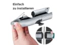 Refttenw Brausehalter Verstellbar Duschhalterung 360° Silber Bild 5