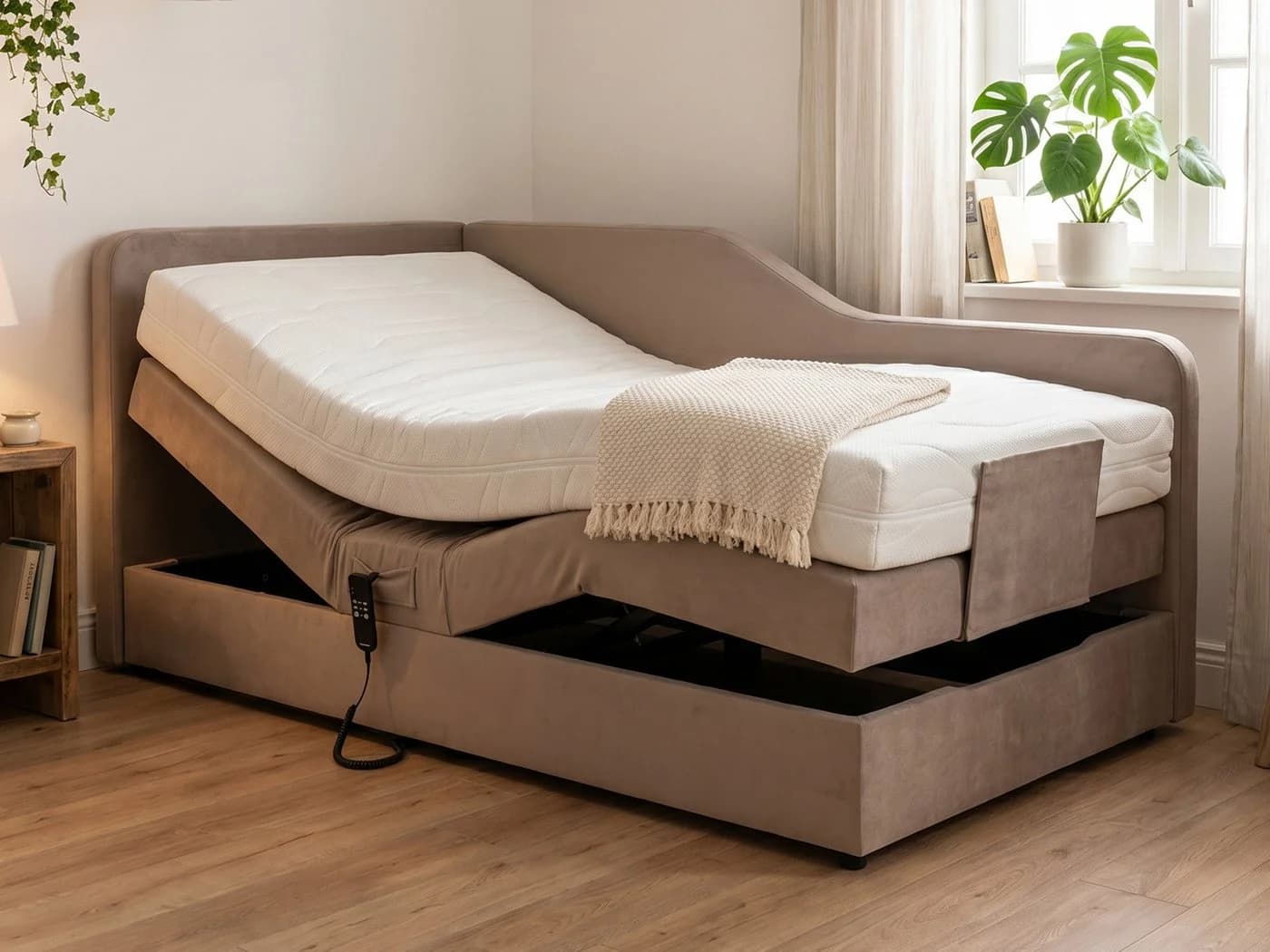 PAARA Boxspringbett Box Alexandria elektrisch verstellbar mit Motor - Bild 5