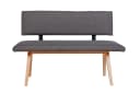 kundler Home Sitzbank mit Polster Grau Massivholz Buche Bild 4
