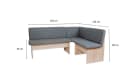 kundler home Eckbank Grau Eiche Premiumdekor Bild 3