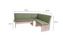 kundler home Eckbank mit Truhe Grau Eiche Premiumdekor Bild 3