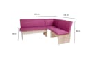 kundler home Eckbank mit Truhe Grau Eiche Premiumdekor Bild 3