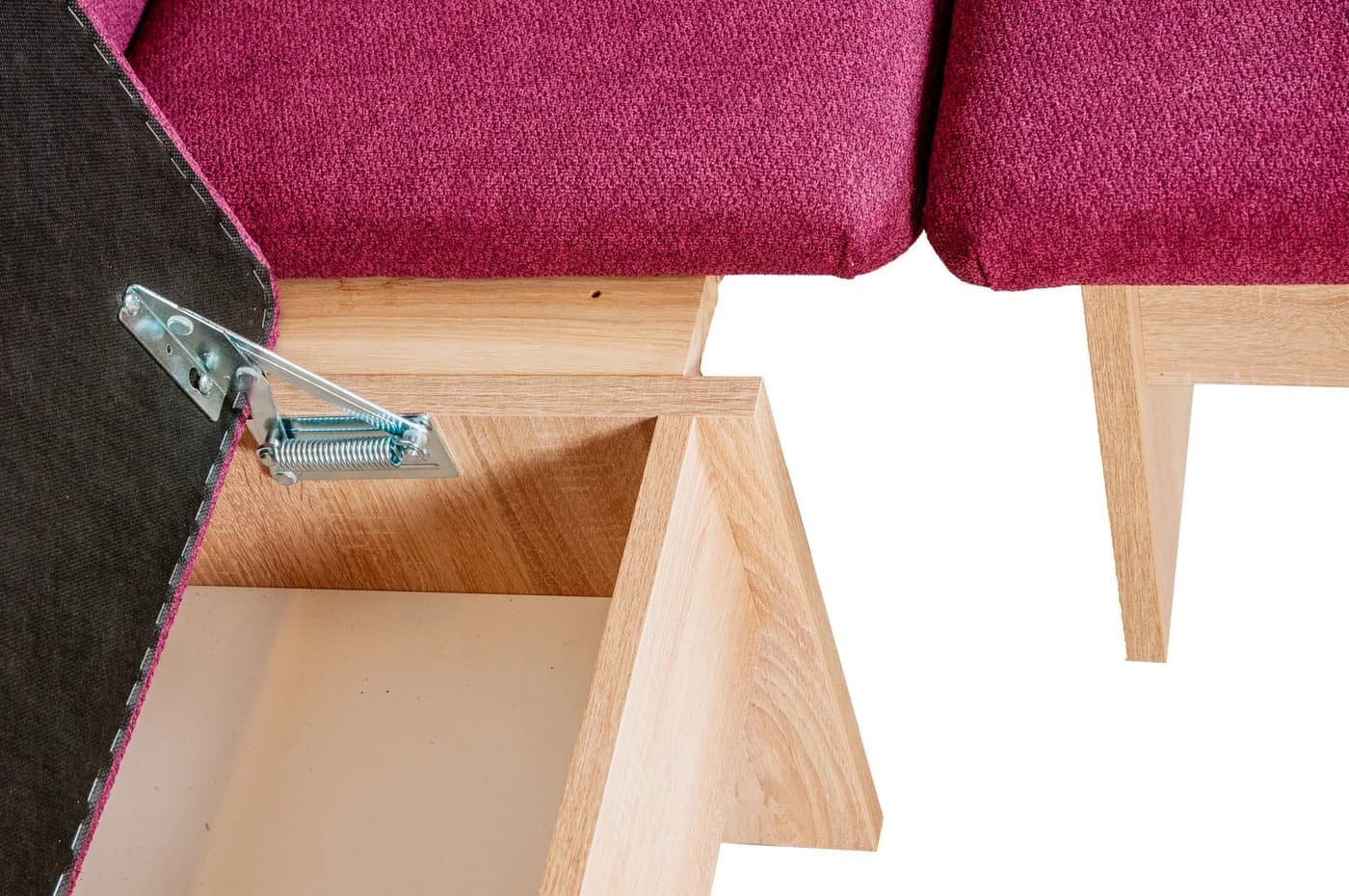 kundler home Eckbank mit Truhe Grau Eiche Premiumdekor - Bild 4