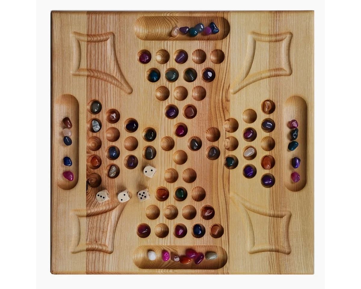 Madera Spielzeuge Meisterdieb 4 Personen Eschenholz Familienspiel Strategischer Spielspaß für 2 bis 4 Spieler - Bild 4