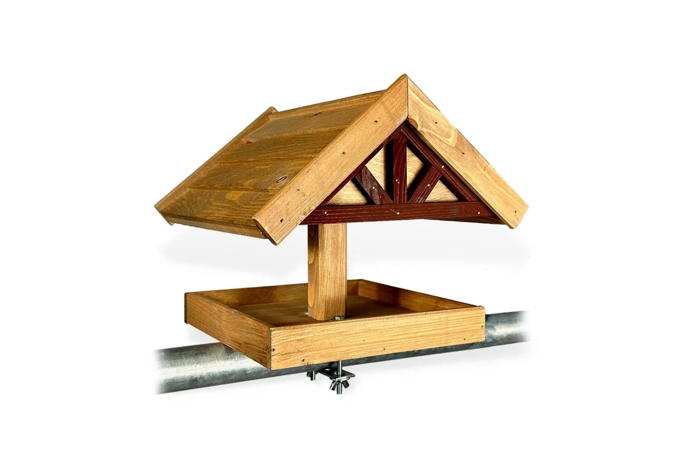 Vogelhaus Balkon-Vogelfutterstelle Wetterfest Handarbeit - Bild 2