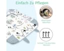 MOPUEA Spielbogen Krabbelmatte mit faltbarem Zaun und abnehmbaren Spielzeugen Bild 5