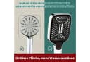 MOPUEA Duschbrause Wassersparend verchromt 3 Strahlarten Bild 3