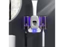 MOPUEA UV-Zahnbürstenhalter mit 4 Schlitzen, Zahnpastenspender und UV-Desinfektion Bild 2