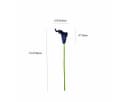 MOPUEA 20-tlg. Künstliche Calla-Lilie Blau Hochzeitsstrauß Bild 5