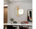 MOPUEA Wanduhr Weizen Design 40x40 cm Bild 2