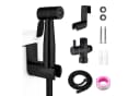 MOPUEA Bidetarmatur Handbrause Bidet Sprayer Mit Halter Wassermenge einstellbar Edelstahl Bild 2