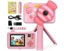 MOPUEA Kinderkamera Mit Doppelobjektiv 1080P 32GB 2 Zoll Bildschirm Kinderkamera Bild 2