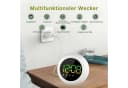 MOPUEA LED-Wecker Digital mit Farbwechsel, Doppelalarm & Sprachsteuerung Bild 1