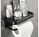 MOPUEA Toilettenpapierhalter mit Ablage rostfrei Wandhalter Bild 2