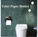 MOPUEA Toilettenpapierhalter mit Ablage rostfrei Wandhalter Bild 5