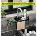 MOPUEA Küchenspüle Caddy Organizer über Wasserhahn hängen Edelstahl Bild 5