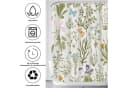 MOPUEA Duschvorhang Floral 180x180 cm Bild 1