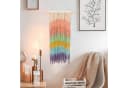 MOPUEA Wandteppich Handgefertigtes Baumwollseil Regenbogen Bild 4