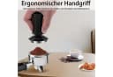 MOPUEA Tamper Kaffee Verdichter 58mm Edelstahl Schwarz Bild 3