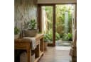 Casa Moro Flussstein Waschbecken Aufsatzwaschbecken Naturstein handgemacht Bild 4