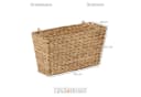 Casa Moro Wandkorb Zella Seegras geflochten 40x16x22 cm Bild 1